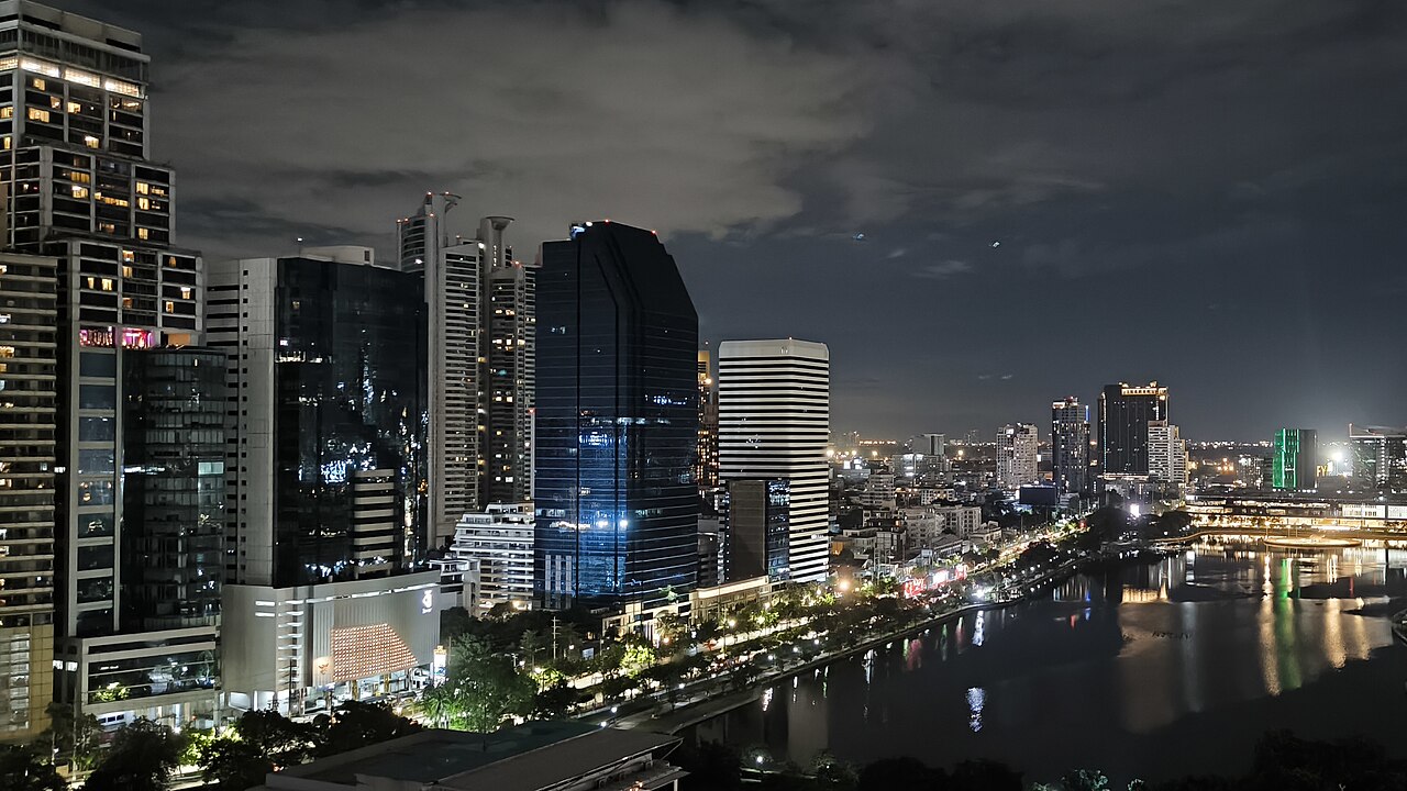 ทิวทัศน์เมืองกรุงเทพมหานคร ที่ตั้งสำนักงานของเรา